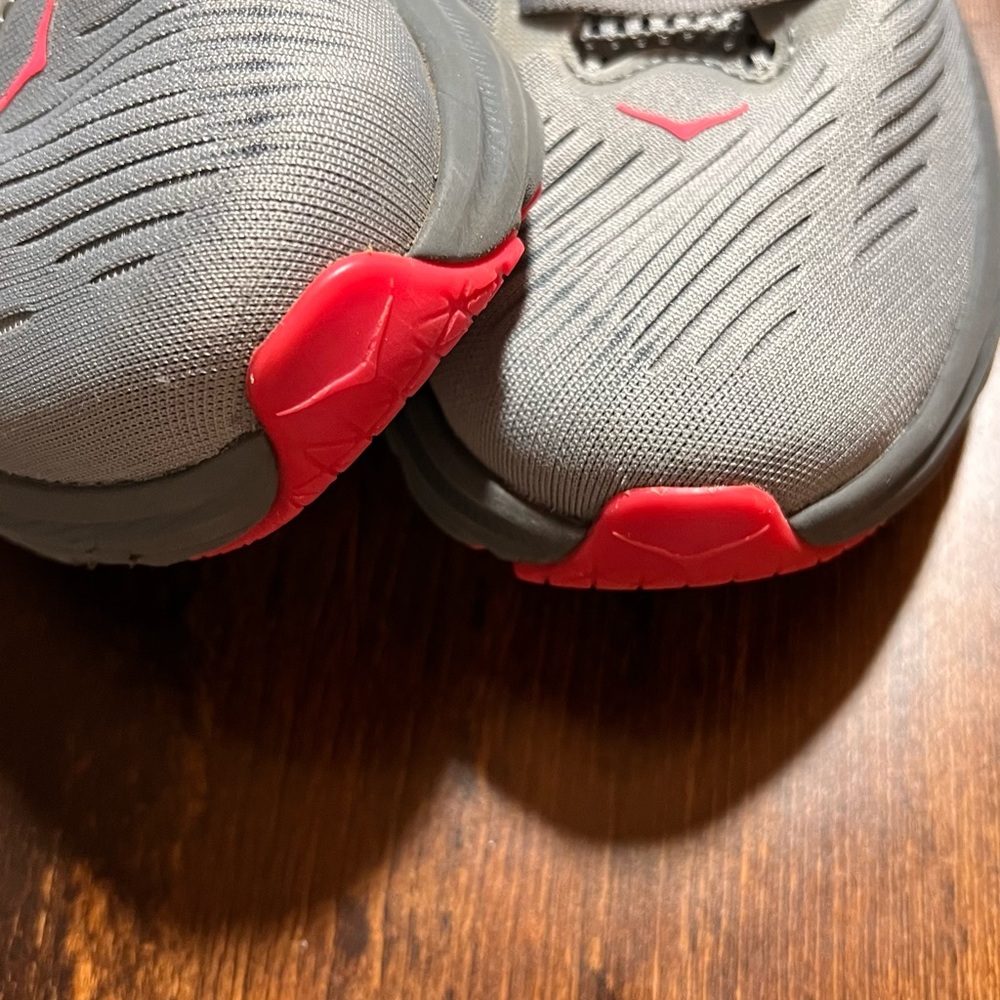 Hoka Rincon 3 running shoe in a grey. - Picture 7 of 13